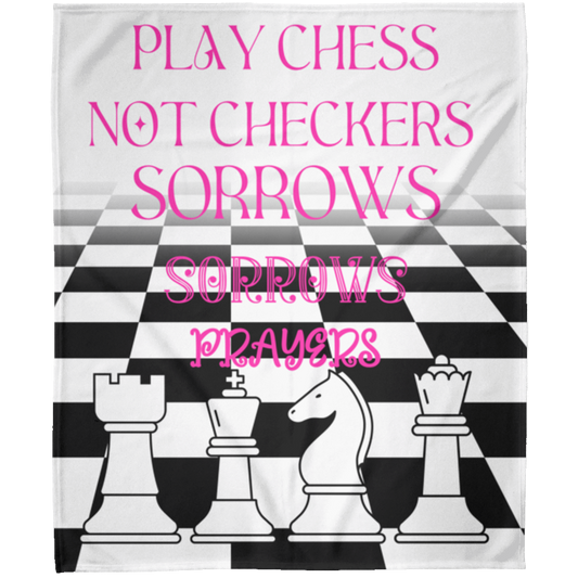 Chess Not Checkers Blanket