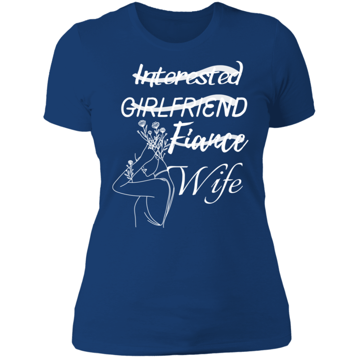 Stages Wht Ladies' Boyfriend T-Shirt