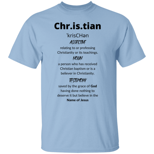 Christian Definition 5.3 oz. T-Shirt
