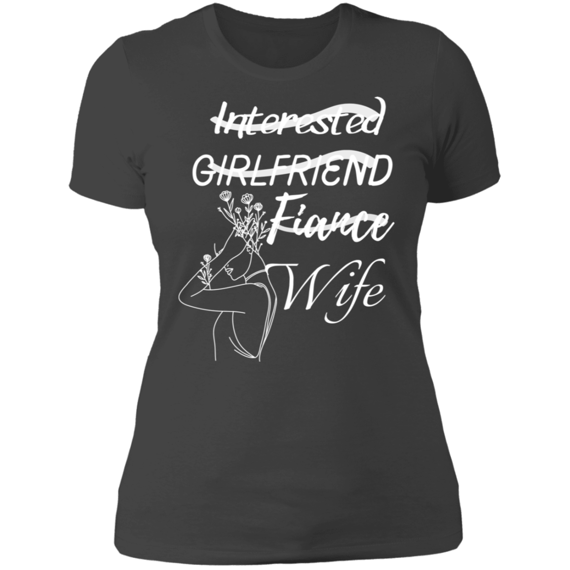 Stages Wht Ladies' Boyfriend T-Shirt