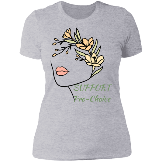 Support Pro-Choice Ladies' Boyfriend T-Shirt
