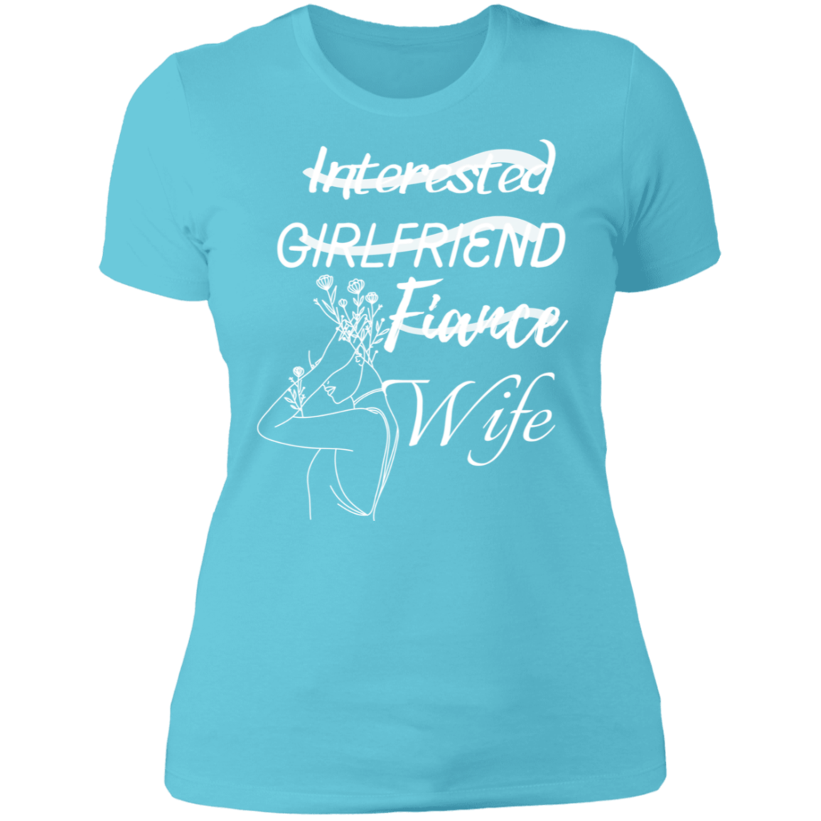 Stages Wht Ladies' Boyfriend T-Shirt