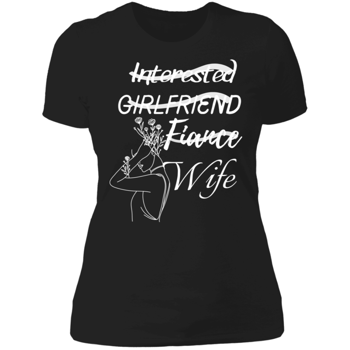 Stages Wht Ladies' Boyfriend T-Shirt