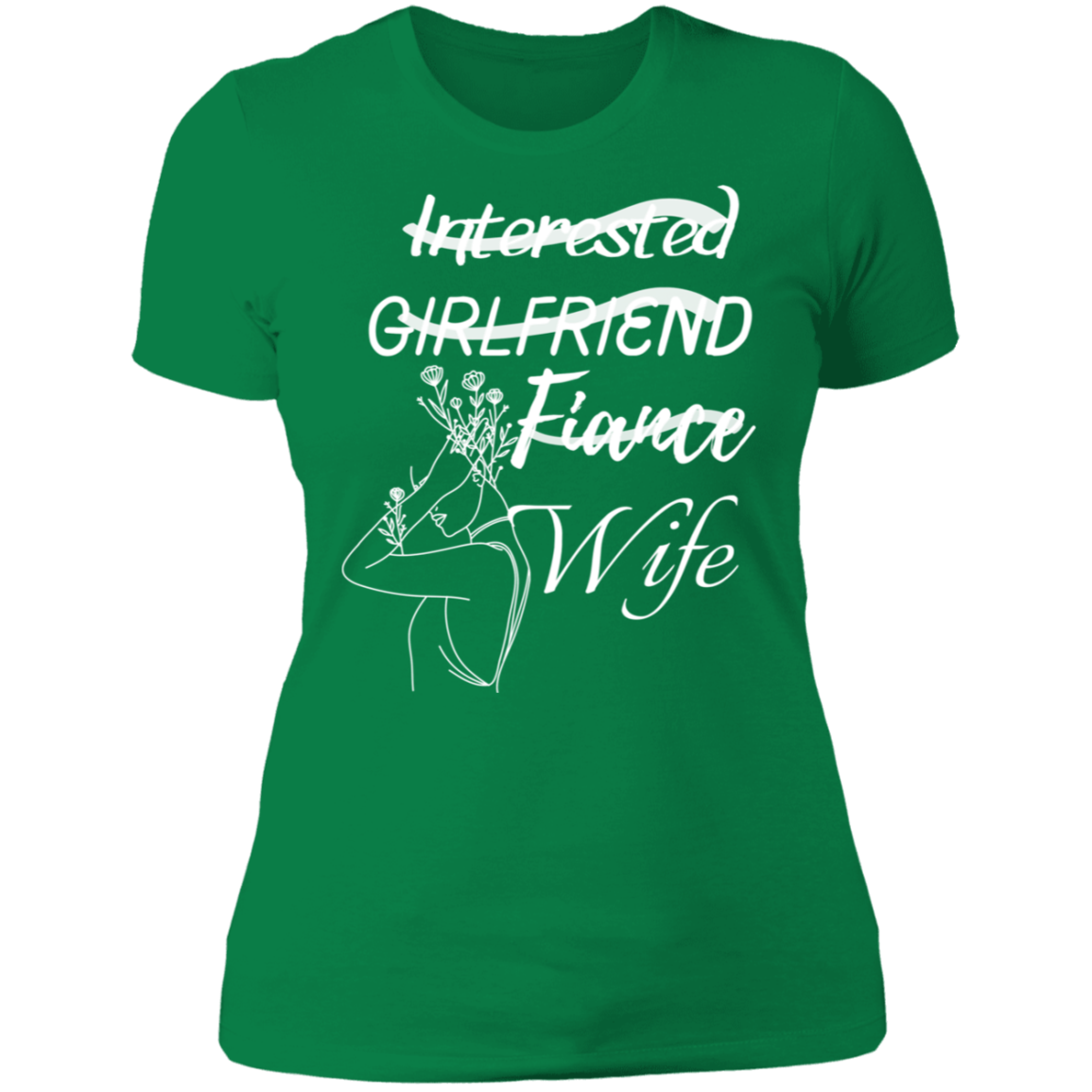 Stages Wht Ladies' Boyfriend T-Shirt