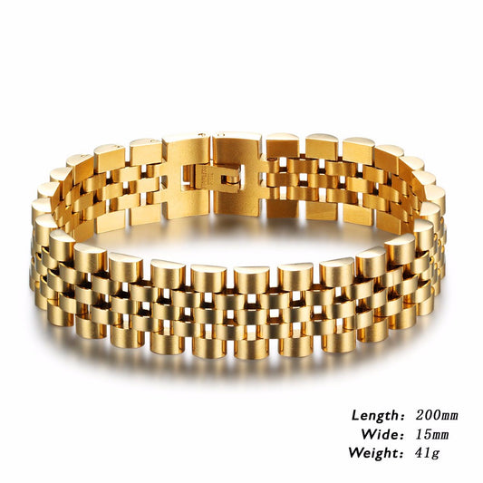 Chainspace Stainless Steel Men Chain Link Bracelet