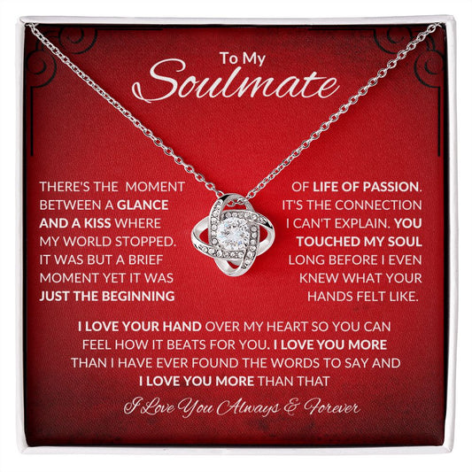 Soulmate There's The Moment Red Love Knot
