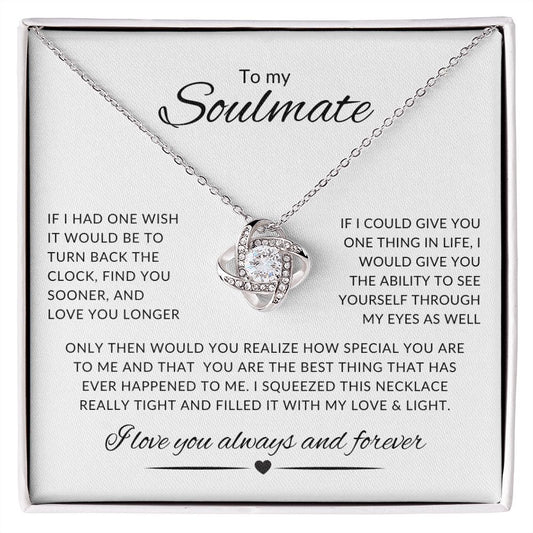 Soulmate Special You Are Love Knot White