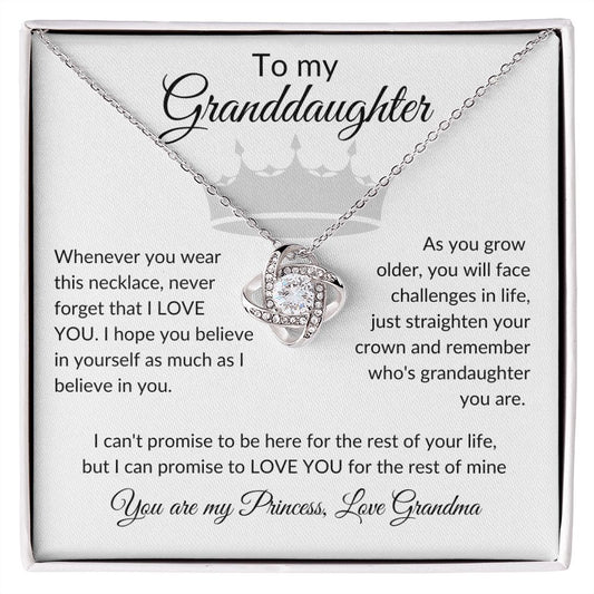 Crown Granddaughter Love Knot