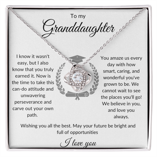 Granddaughter Congratulations Love Knot