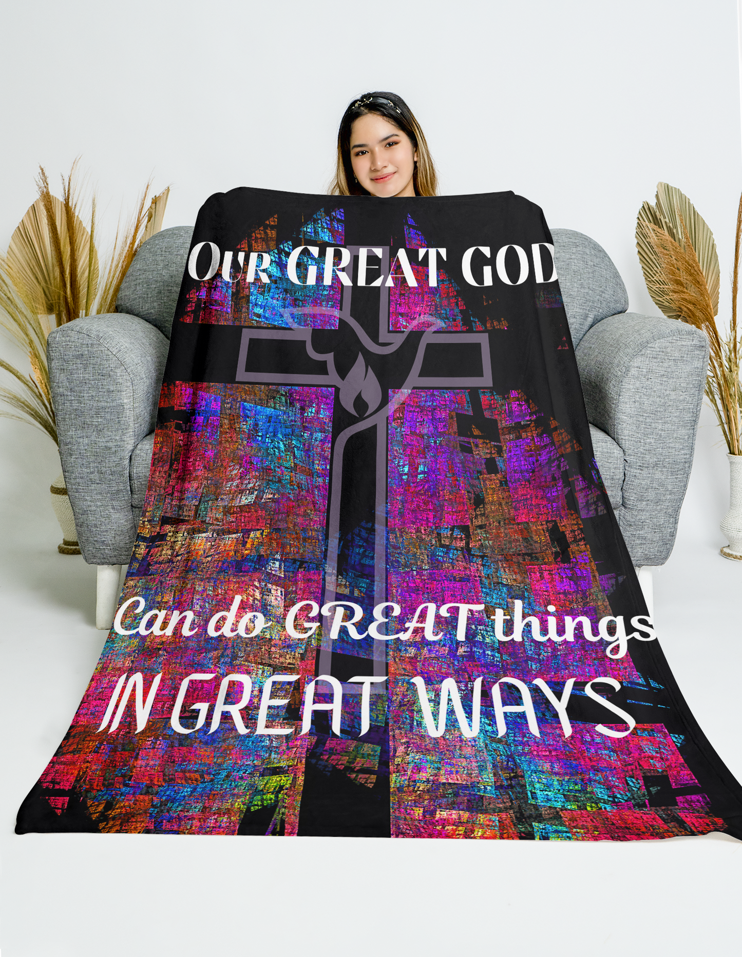 Our Great God Cozy Blanket