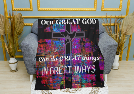 Our Great God Cozy Blanket